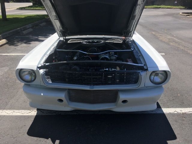 1965 White Ford Mustang Fastback