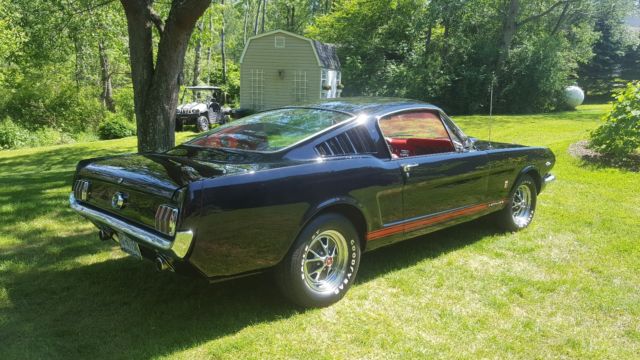 1965 Black Ford Mustang Fastback