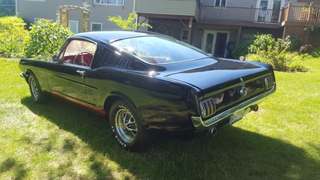 1965 Black Ford Mustang Fastback