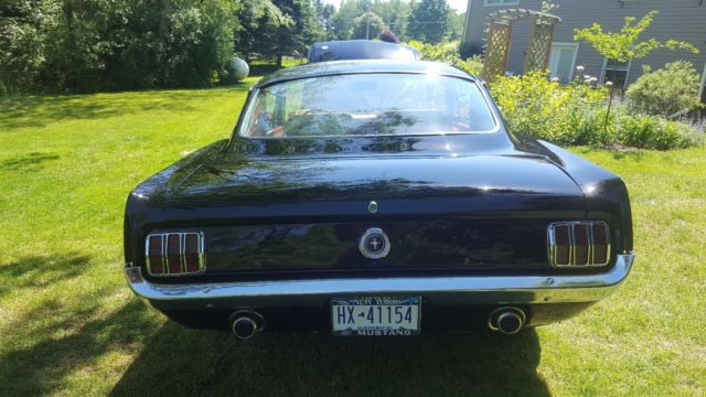 1965 Black Ford Mustang Fastback