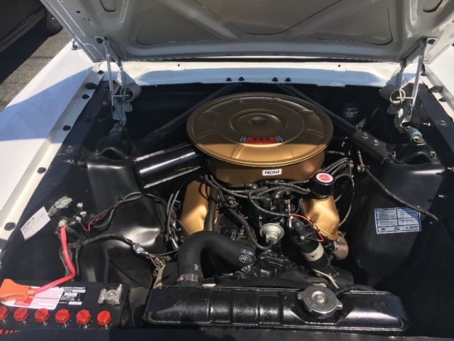 1965 White Ford Mustang Fastback