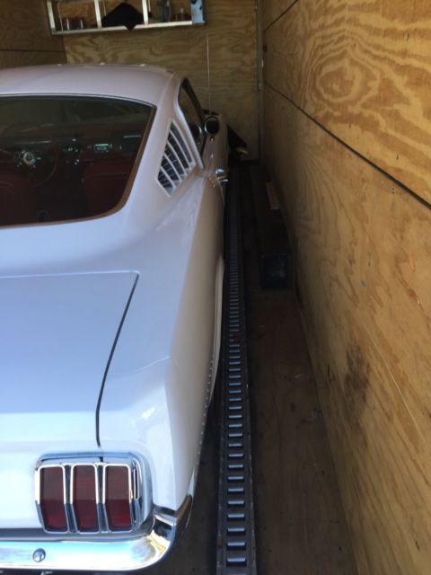 1965 White Ford Mustang Fastback