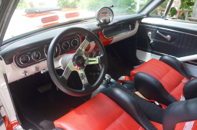 1965 White Ford Mustang Coupe