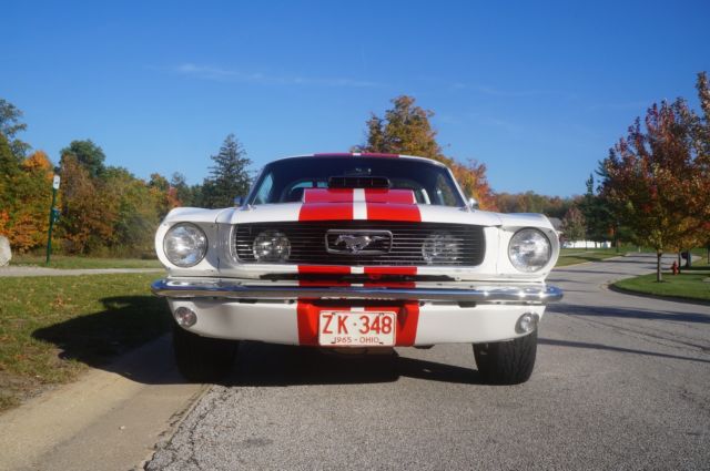1965 White Ford Mustang Coupe