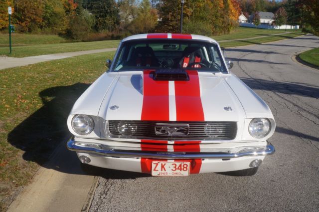 1965 White Ford Mustang Coupe