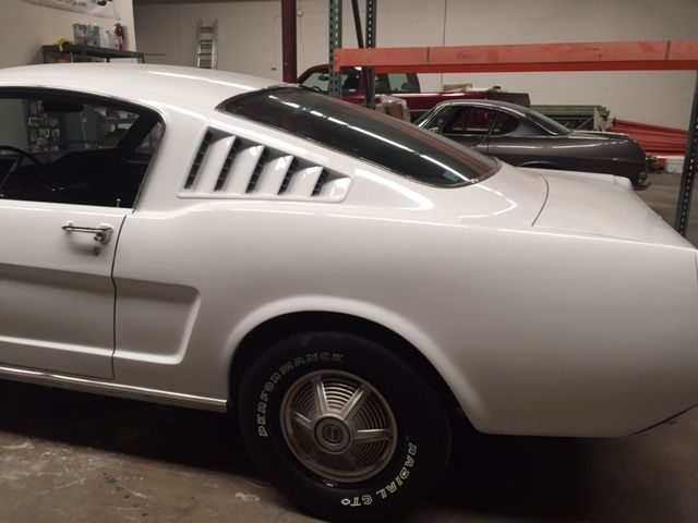 1965 White Ford Mustang Fastback