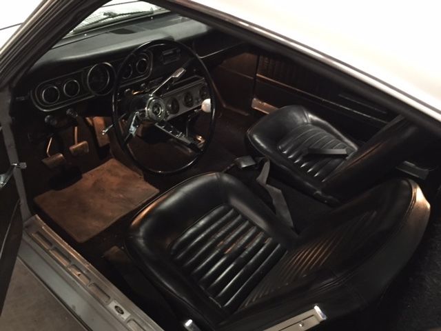 1965 White Ford Mustang Fastback