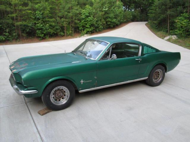 1965 Green Ford Mustang Fastback