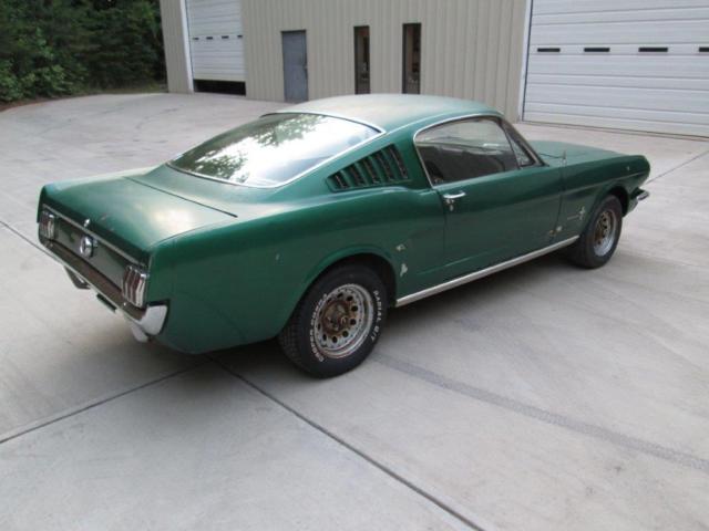 1965 Green Ford Mustang Fastback