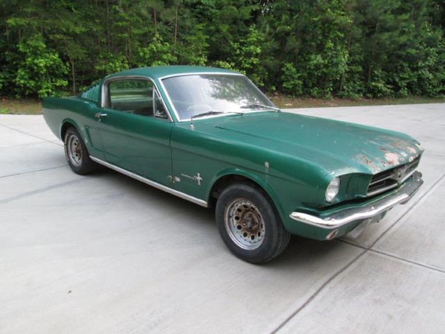 1965 Green Ford Mustang Fastback