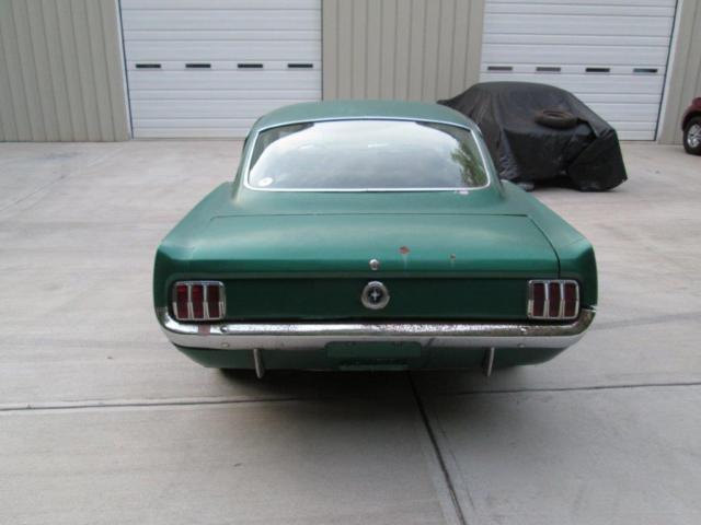 1965 Green Ford Mustang Fastback