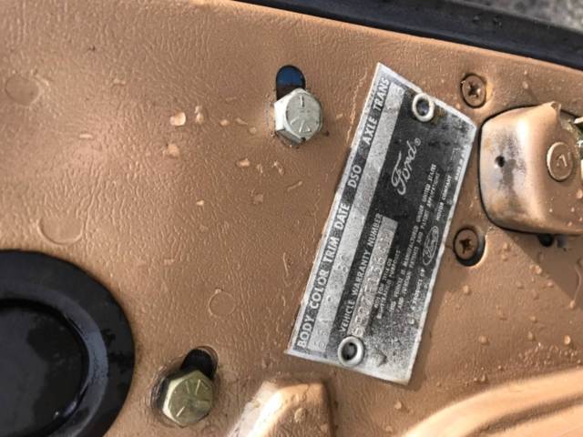 1965 Gold Ford Mustang Coupe