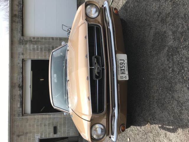 1965 Gold Ford Mustang Coupe