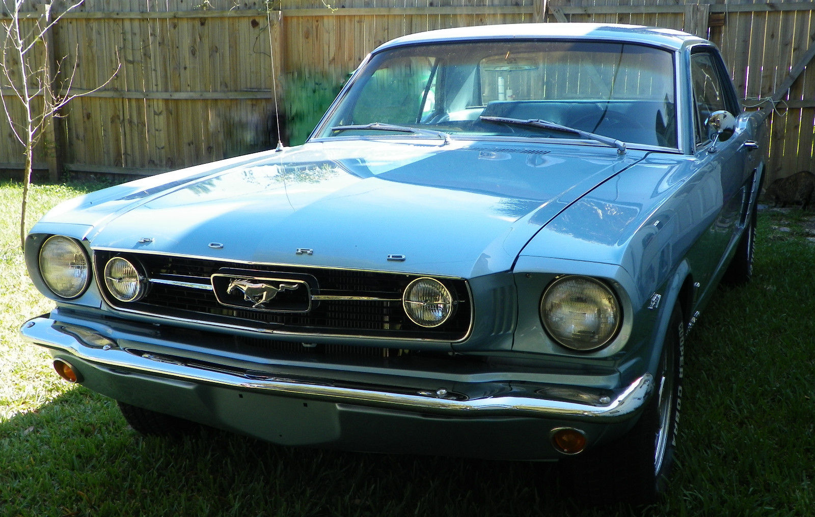 1965 Blue Ford Mustang Coupe
