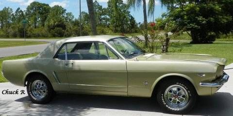 1965 Blue Ford Mustang Coupe