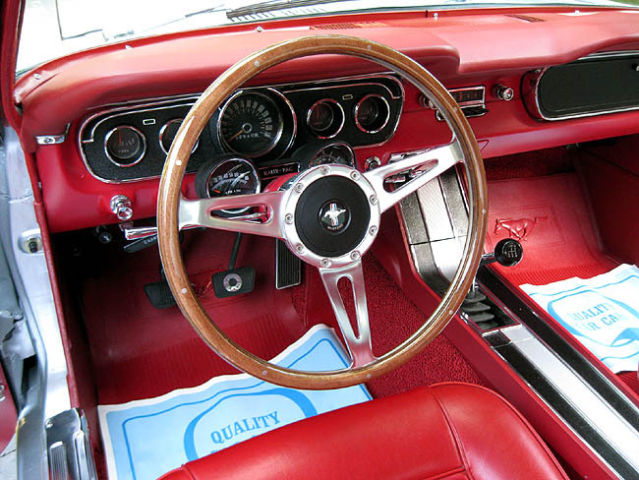 1965 Silver Smoke Ford Mustang