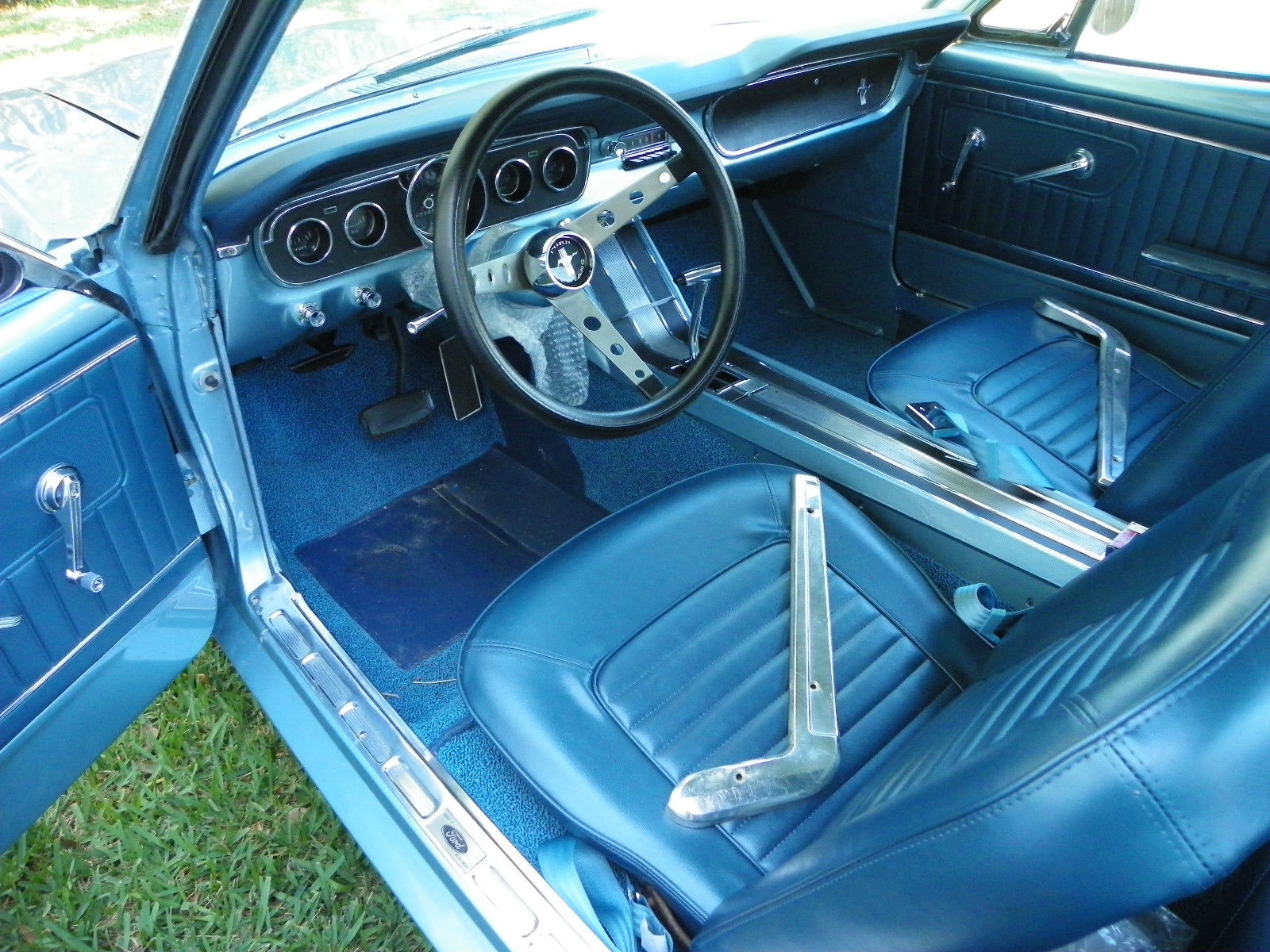 1965 Blue Ford Mustang Coupe