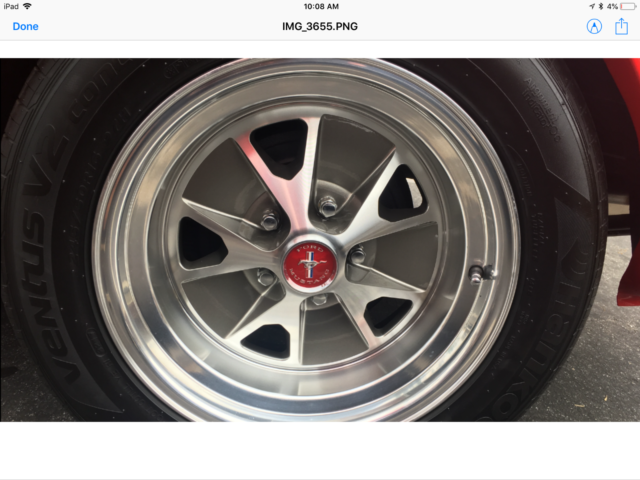 1965 Custom Red /Orange Ford Mustang Convertible