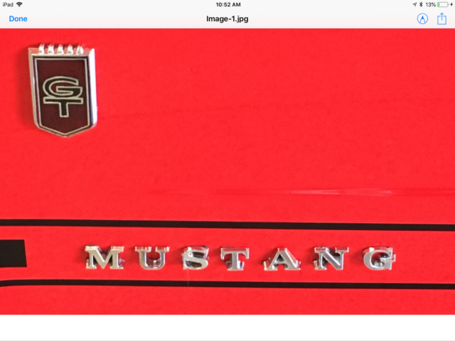 1965 Custom Red /Orange Ford Mustang Convertible