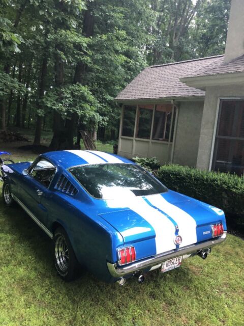 1965 Blue Ford Mustang Coupe