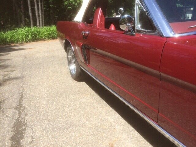 1965 Red Ford Mustang Convertible