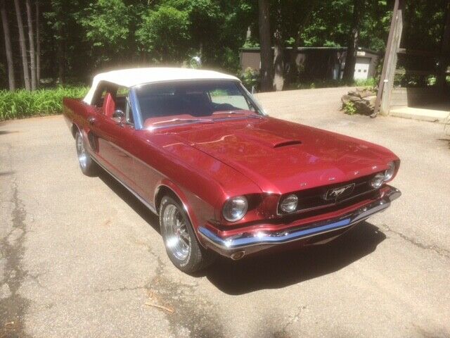 1965 Red Ford Mustang Convertible