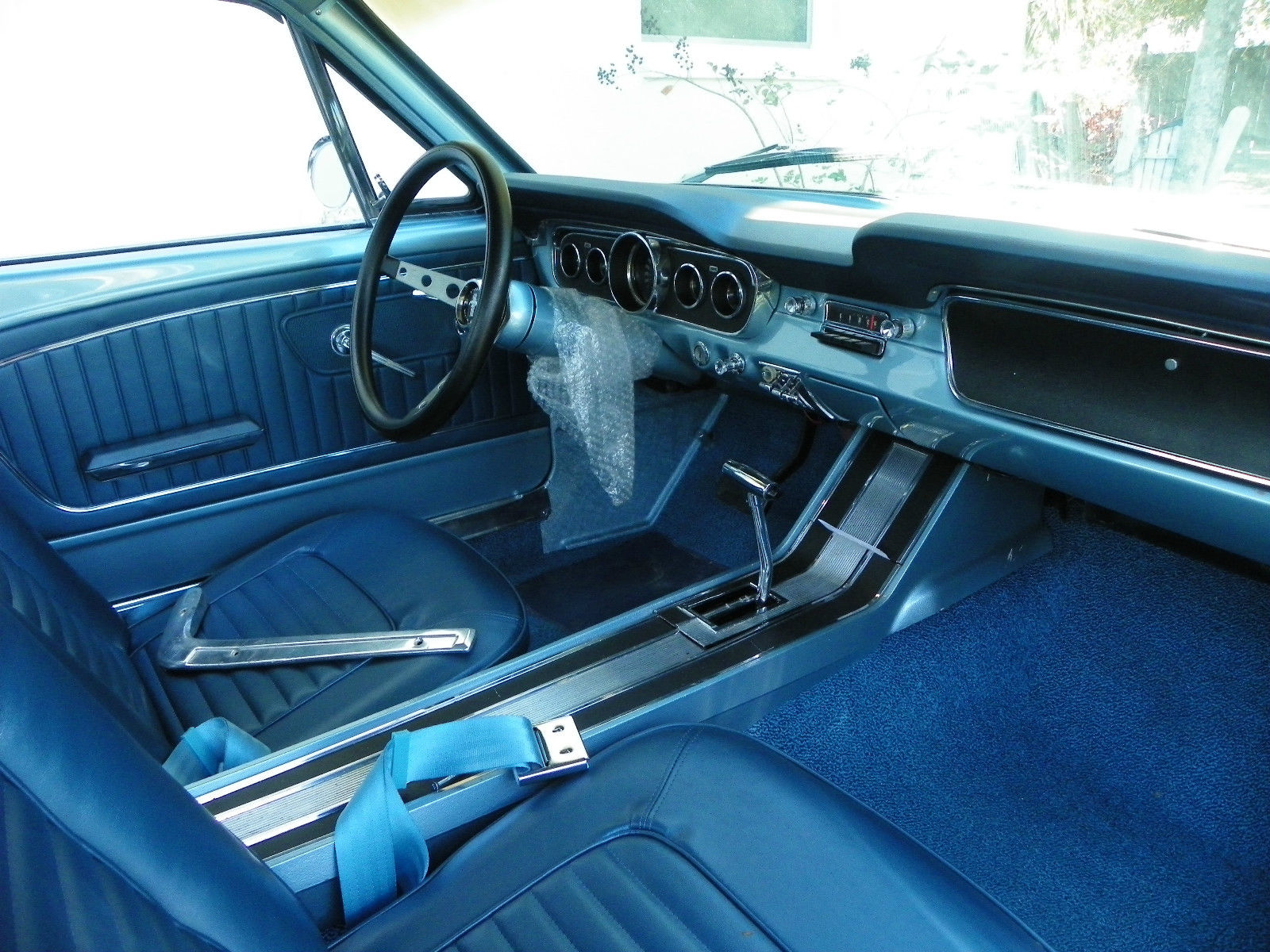 1965 Blue Ford Mustang Coupe
