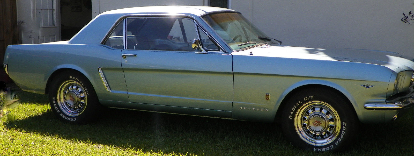 1965 Blue Ford Mustang Coupe