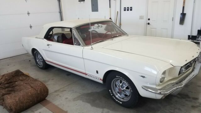 1965 Wimbledon White Ford Mustang Convertible