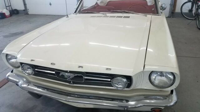 1965 Wimbledon White Ford Mustang Convertible