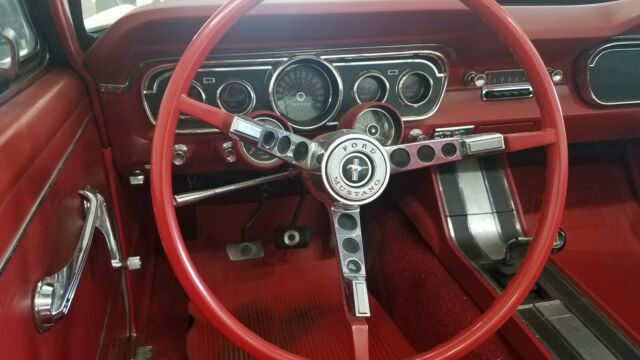 1965 Wimbledon White Ford Mustang Convertible