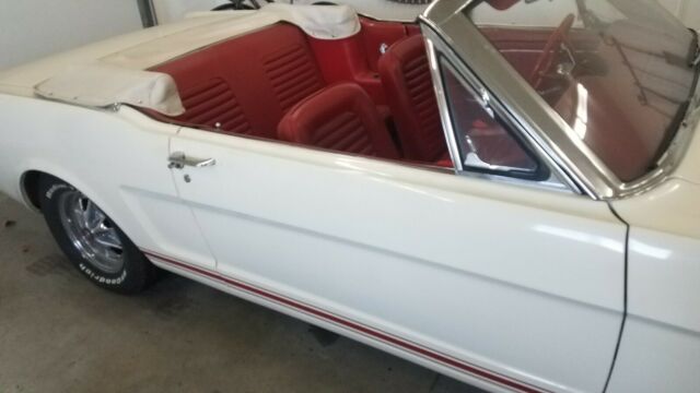 1965 Wimbledon White Ford Mustang Convertible