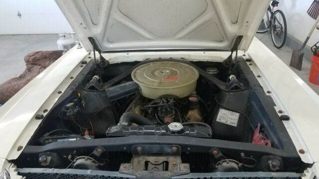 1965 Wimbledon White Ford Mustang Convertible