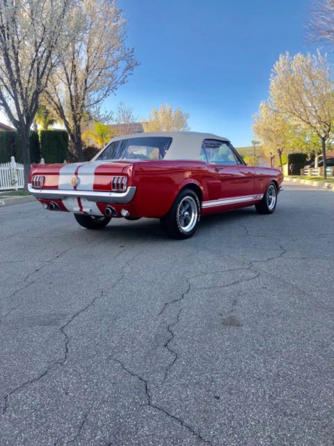 1965 Red Ford Mustang Convertible