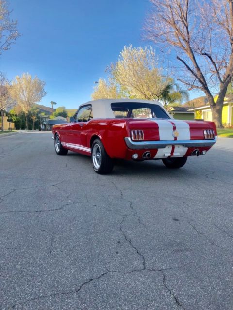 1965 Red Ford Mustang Convertible