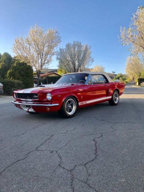 1965 Red Ford Mustang Convertible