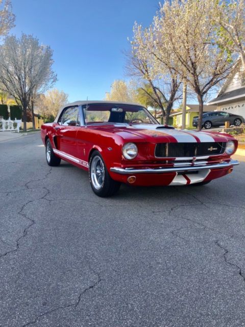 1965 Red Ford Mustang Convertible