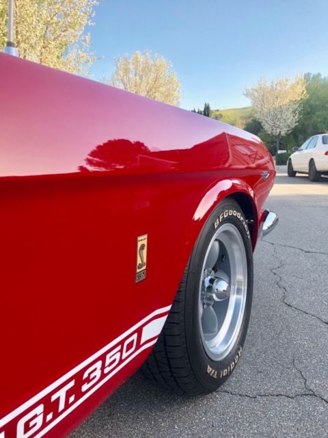 1965 Red Ford Mustang Convertible