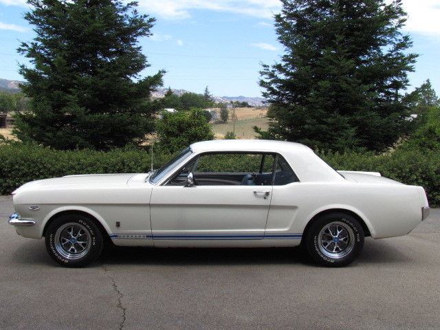 1965 Wimbledon White Ford Mustang GT Coupe
