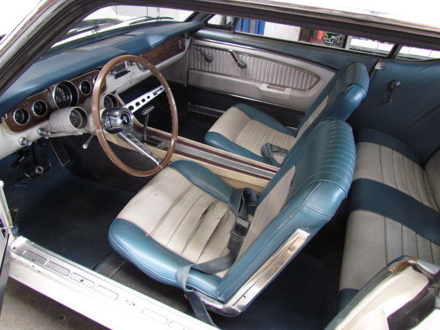 1965 Wimbledon White Ford Mustang GT Coupe