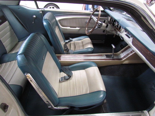 1965 Wimbledon White Ford Mustang GT Coupe