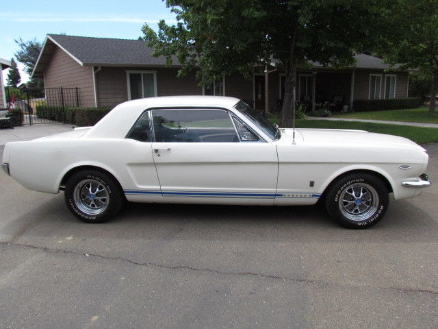 1965 Wimbledon White Ford Mustang GT Coupe