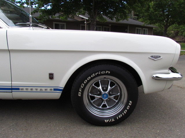 1965 Wimbledon White Ford Mustang GT Coupe
