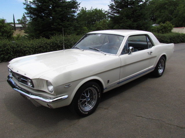 1965 Wimbledon White Ford Mustang GT Coupe