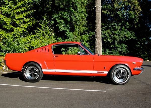 1965 Red Ford Mustang Coupe