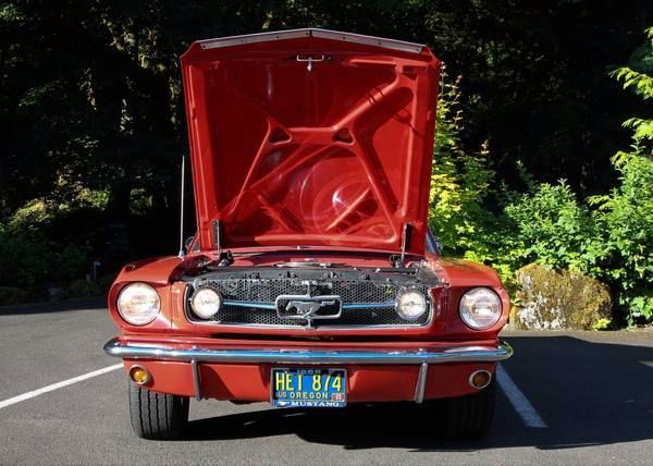 1965 Red Ford Mustang Coupe