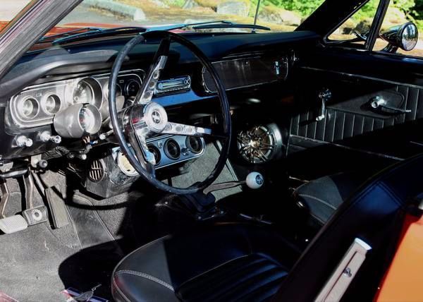 1965 Red Ford Mustang Coupe