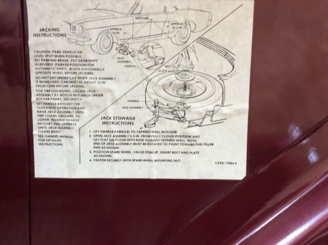 1965 Burgundy Ford Mustang Coupe