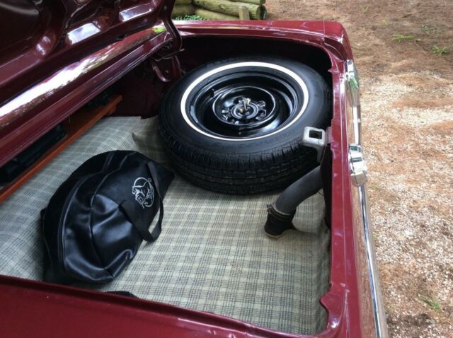 1965 Burgundy Ford Mustang Coupe