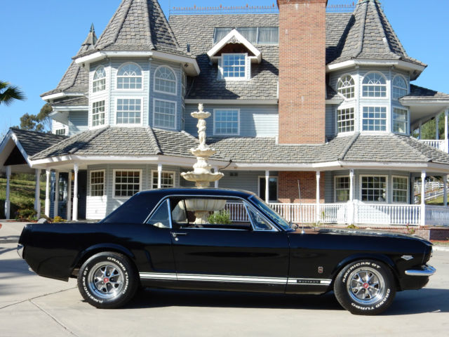1965 Black Ford Mustang Coupe